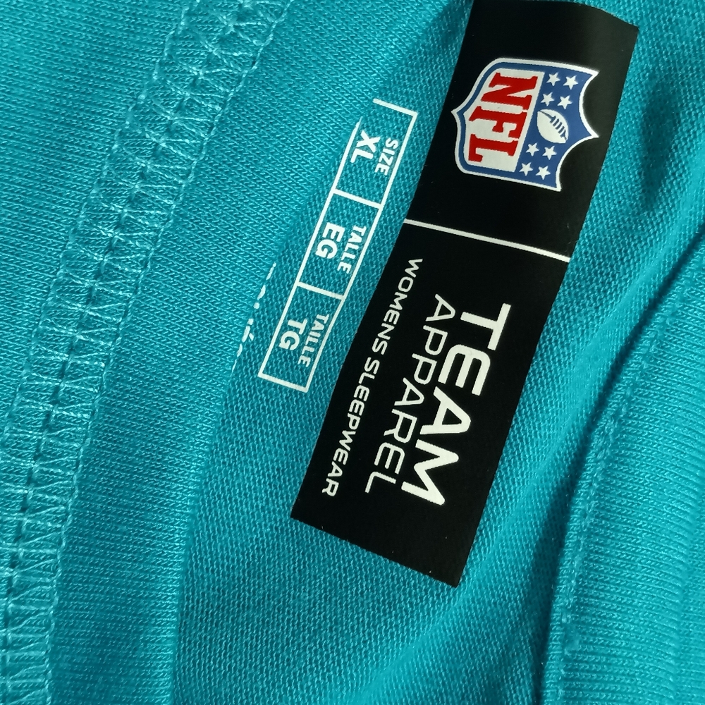 NFL Women's Dolphins Flannel PJ Set Size XL - Picture 4 of 7